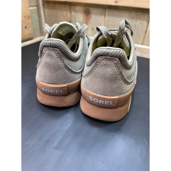 Sorel Womens Out N About Sneakers Olive & Tan Size 8.5 - Picture 4 of 8
